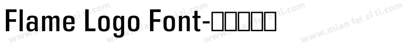 Flame Logo Font字体转换